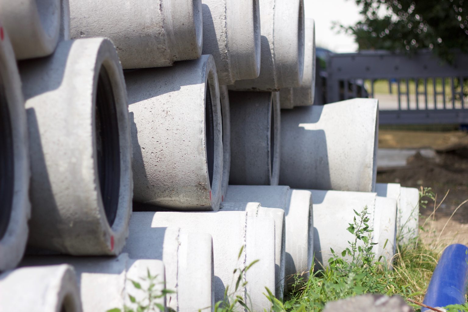 Rohre für Drainage und Kanalbau